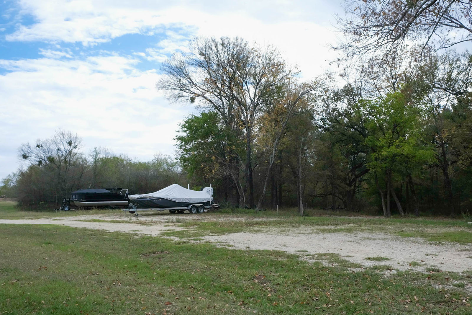 Community boat parking.